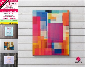 Png Canvas On Wall Etsy