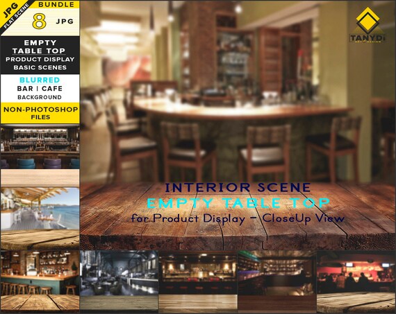 Empty Table Top Jpg Mockup Bundle 8 Jpg Bar Empty Table Top Jpg Mockup Bundle 8 Jpg Bar