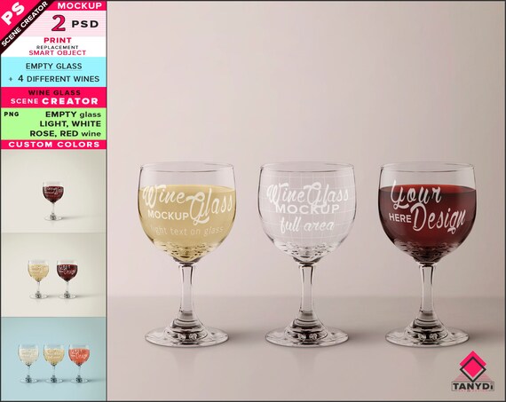 Download Wine Glass Photoshop Print Mockup Png White Empty Glass Flyer Mockup Vectors Photos And Psd Files PSD Mockup Templates
