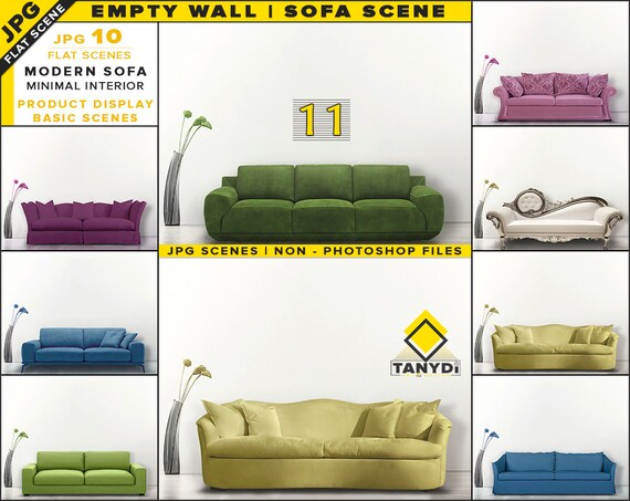 Modern Sofa Interior Blank Wall Jpg Mockup Bundle Styled Modern Sofa Interior Blank Wall Jpg Mockup Bundle Styled