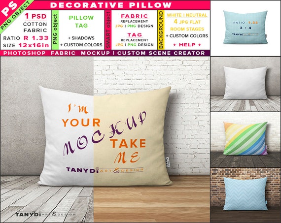 Download Decorative Pillow 12x16 Cotton Fabric Photoshop Fabric Mockup M112160 - Iphone Icon Mockup Psd ...