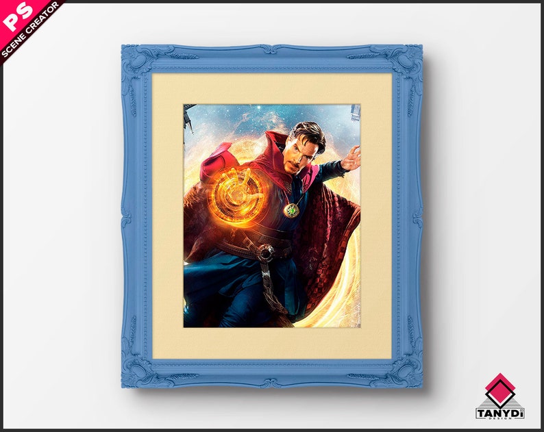 Download 11x14 Frame on Wall Photoshop Print Mockup Vertical | Etsy