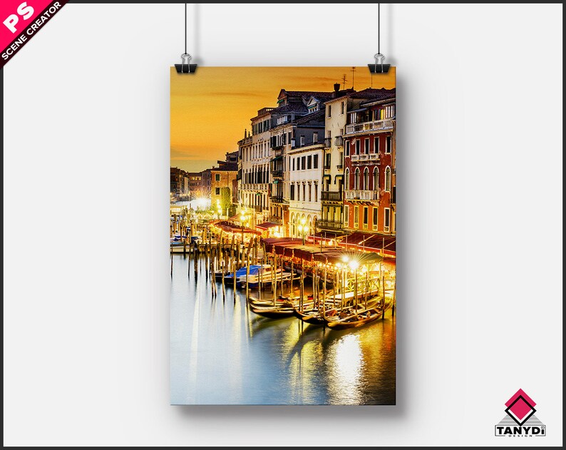 Download 8x12 Poster on Wall Photoshop Print Mockup 12x18 Vertical & | Etsy