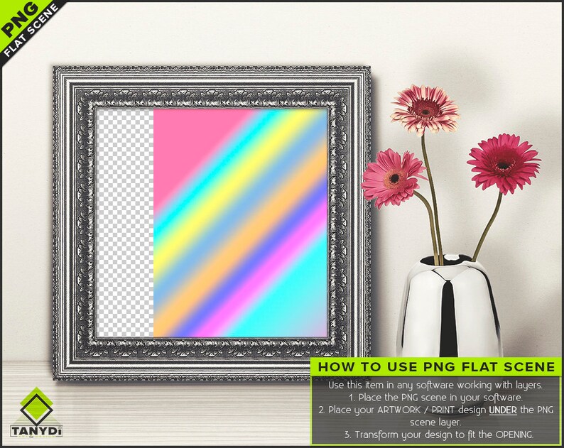 Download Blank Square Frame Mockup Bundle 10x10 12x12 Silver Ornate ...