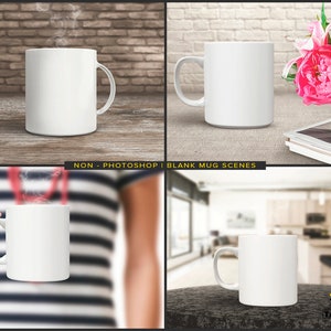 Blank White Coffee Mug Jpg Scene Bundle 8 Mug 11oz 6 Jpg Etsy