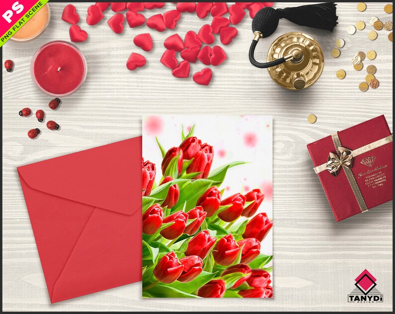 Download 5x7 Greeting card Photoshop Print Mockup D-8 Empty card | Etsy