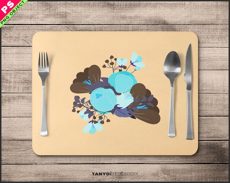 Download 12x16 Placemat And Cutlery On A Table Photoshop Mockup Custom Scene Creator Smart Object Placemat With Rounded Corners Mock Up Home Living Linens Delage Com Br