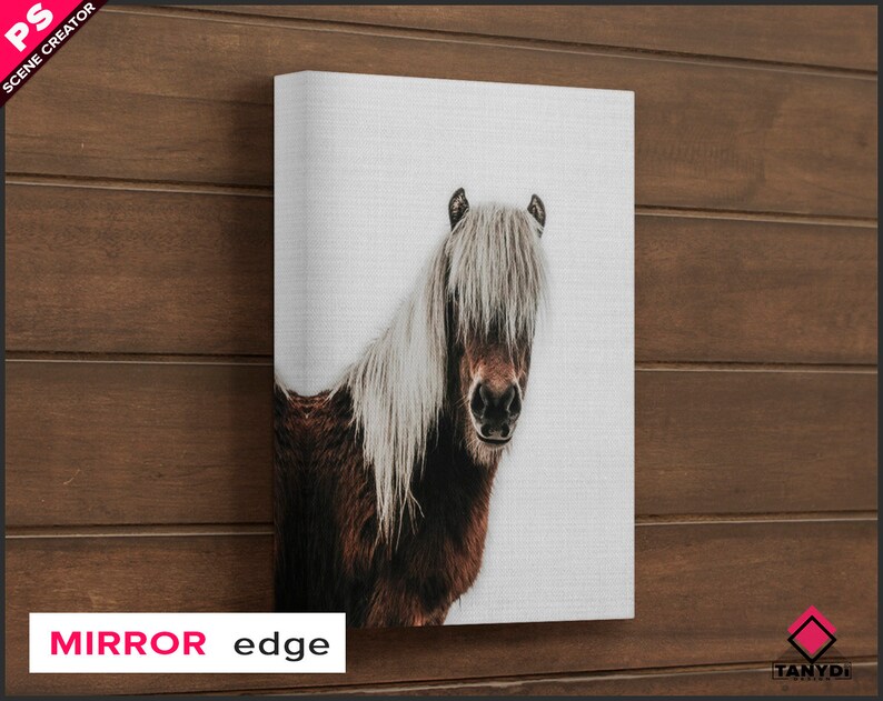 Gallery Wrap Canvas Print Mockup 12x16in 1.5