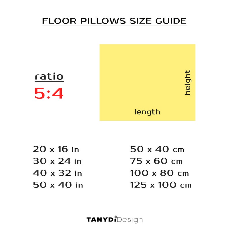 Pet Bed Large Medium Small Pillow, Dogs & Cats, 40x50in 100x125cm Pet Cushion, Size Chart, Photoshop Photopea Mockup, Scene creator PP2-54 image 5