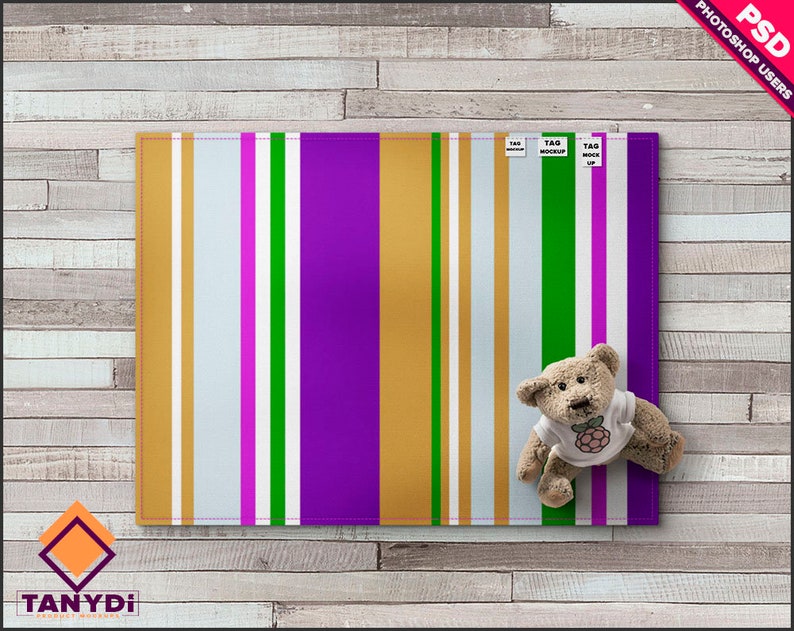 Download Top full 30x40 blanket cotton fabric Photoshop fabric Mockup | Etsy