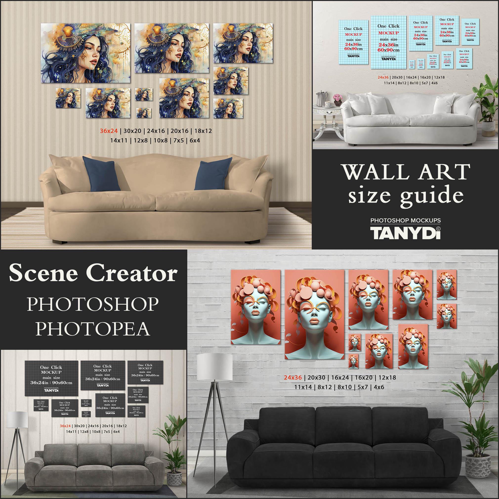 How Big Is 24x36 On A Wall