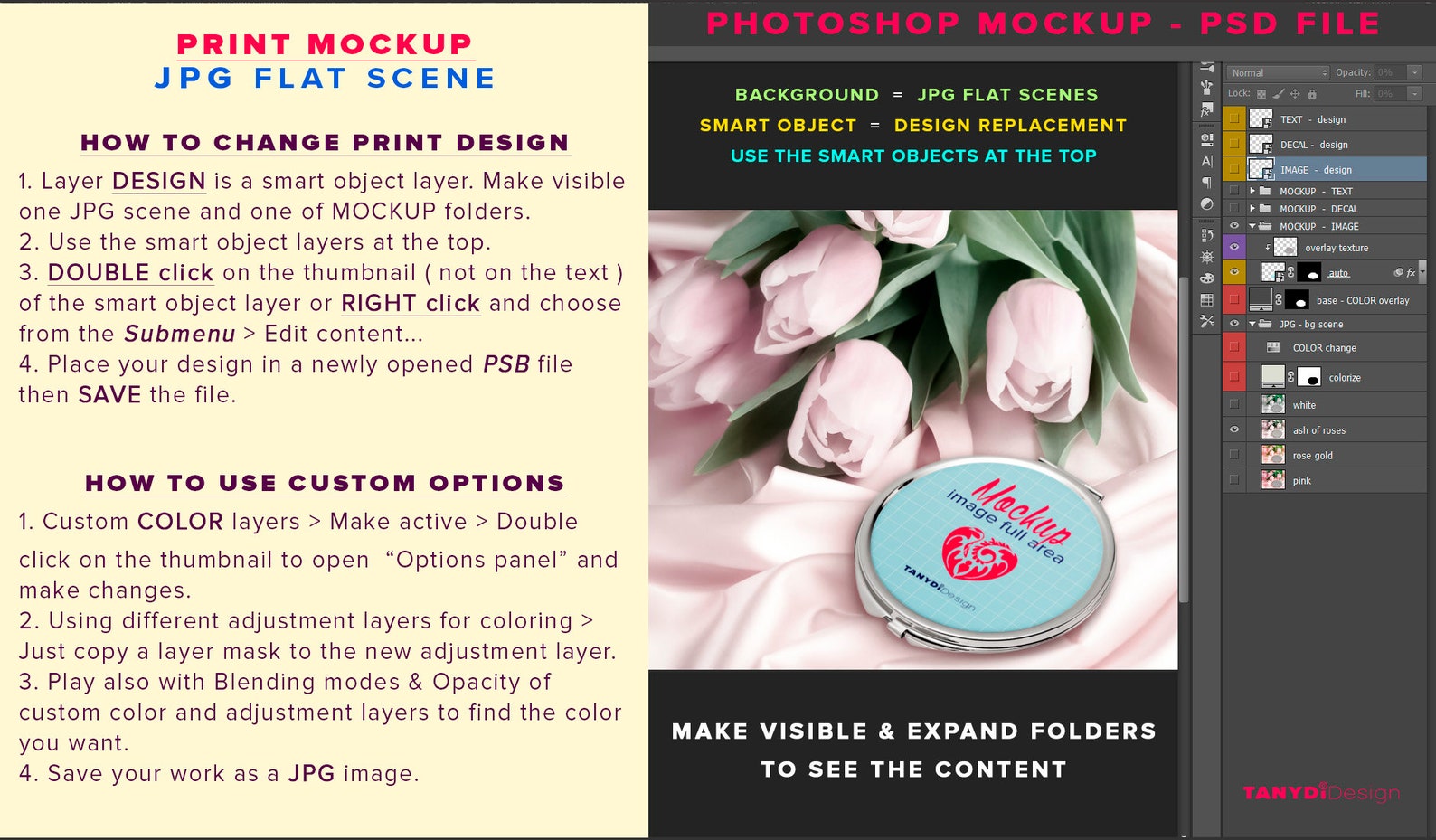 Download Compact Mirror Silver Round Case Photoshop Mockup Mirror ...