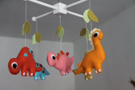 Baby Crib Mobile Baby Mobile Dinosaur Mobile Nursery Etsy