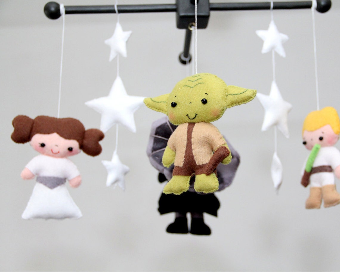 Baby Crib Mobile Star Wars Mobile Nursery Star Wars Mobile Etsy