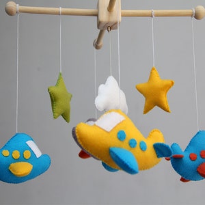 Airplanes Baby Mobile -Baby Crib Mobile Airplane Baby Plane Mobile-