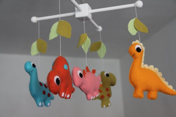 Baby Crib Mobile Baby Mobile Dinosaur Mobile Nursery Etsy