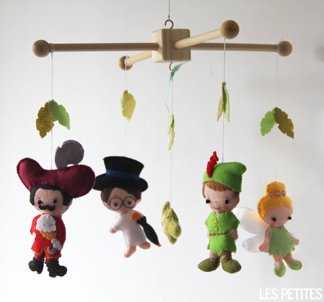 Peter Pan Mobilebaby Mobile baby Crib Mobile Peter Pan Etsy