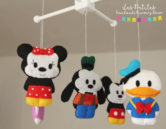 minnie mouse cot mobile