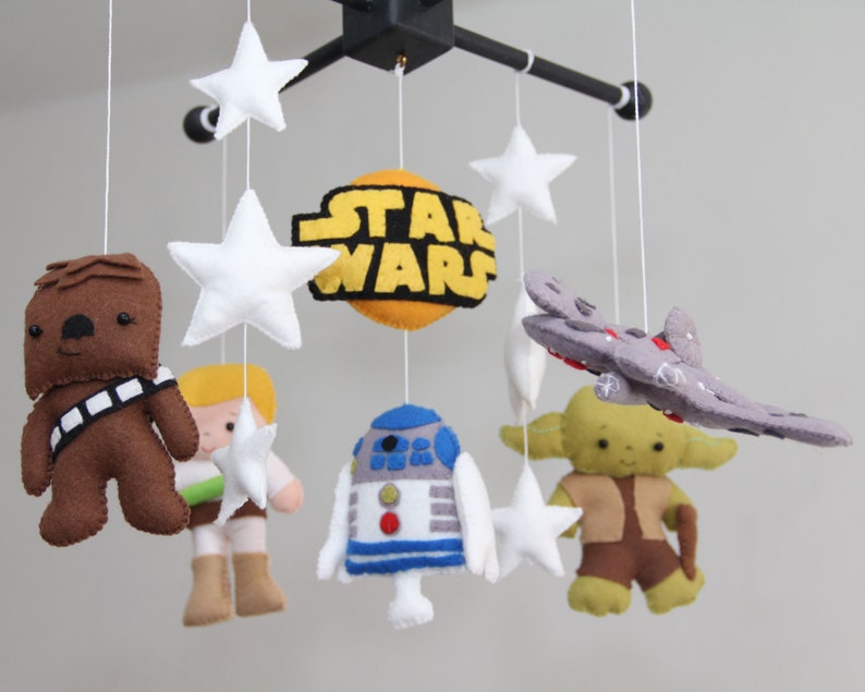 Baby Crib Mobile baby Mobile Star Wars Mobile Nursery Star Etsy