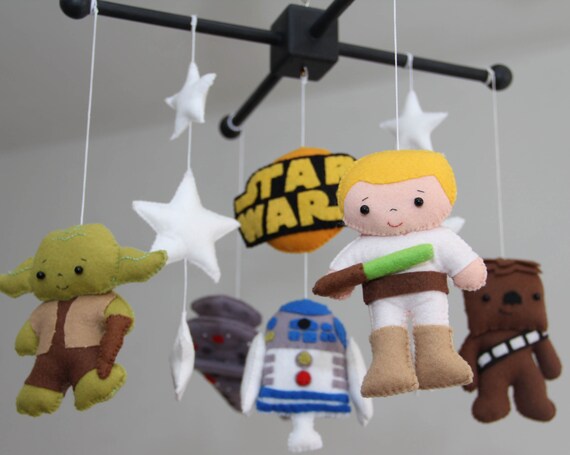 Baby Crib Mobile Baby Mobile Star Wars Mobile Nursery Star Etsy