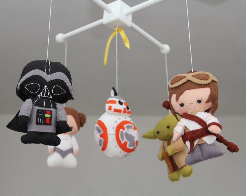 Baby Crib Mobile Star Wars Mobile Nursery Star Wars Mobile Etsy