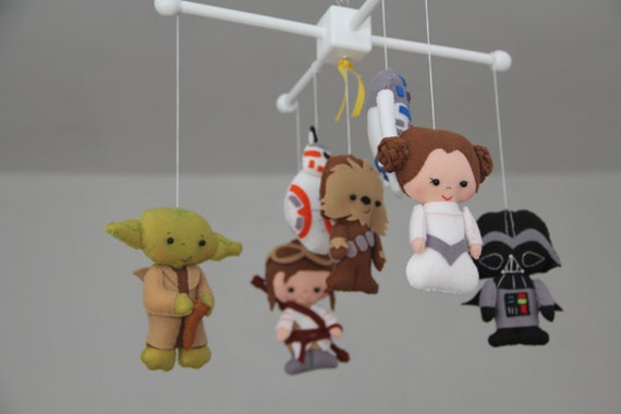 Baby Crib Mobile Star Nursery Star Wars Mobile - Etsy