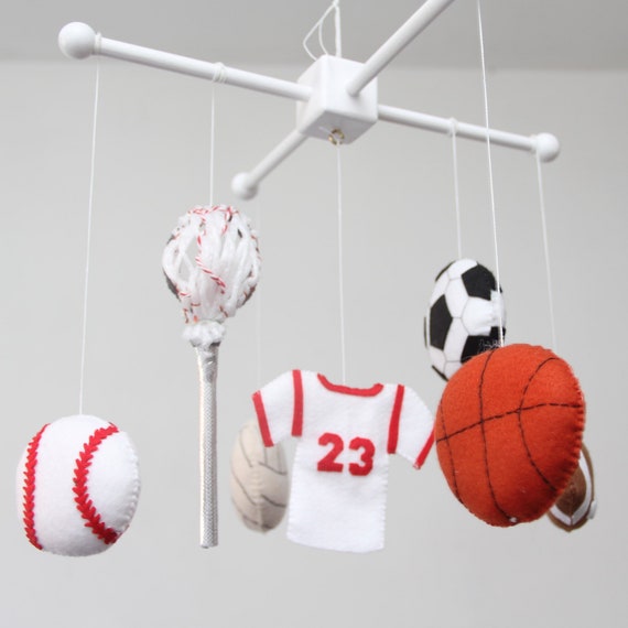 Sports mobile hotsell for crib