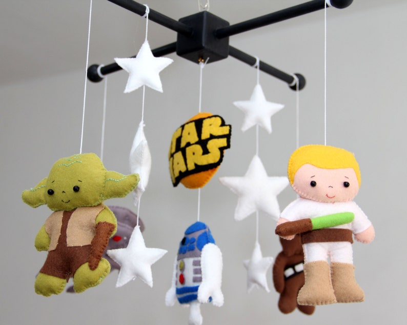 Baby Crib Mobile baby Mobile Star Wars Mobile Nursery Star Etsy