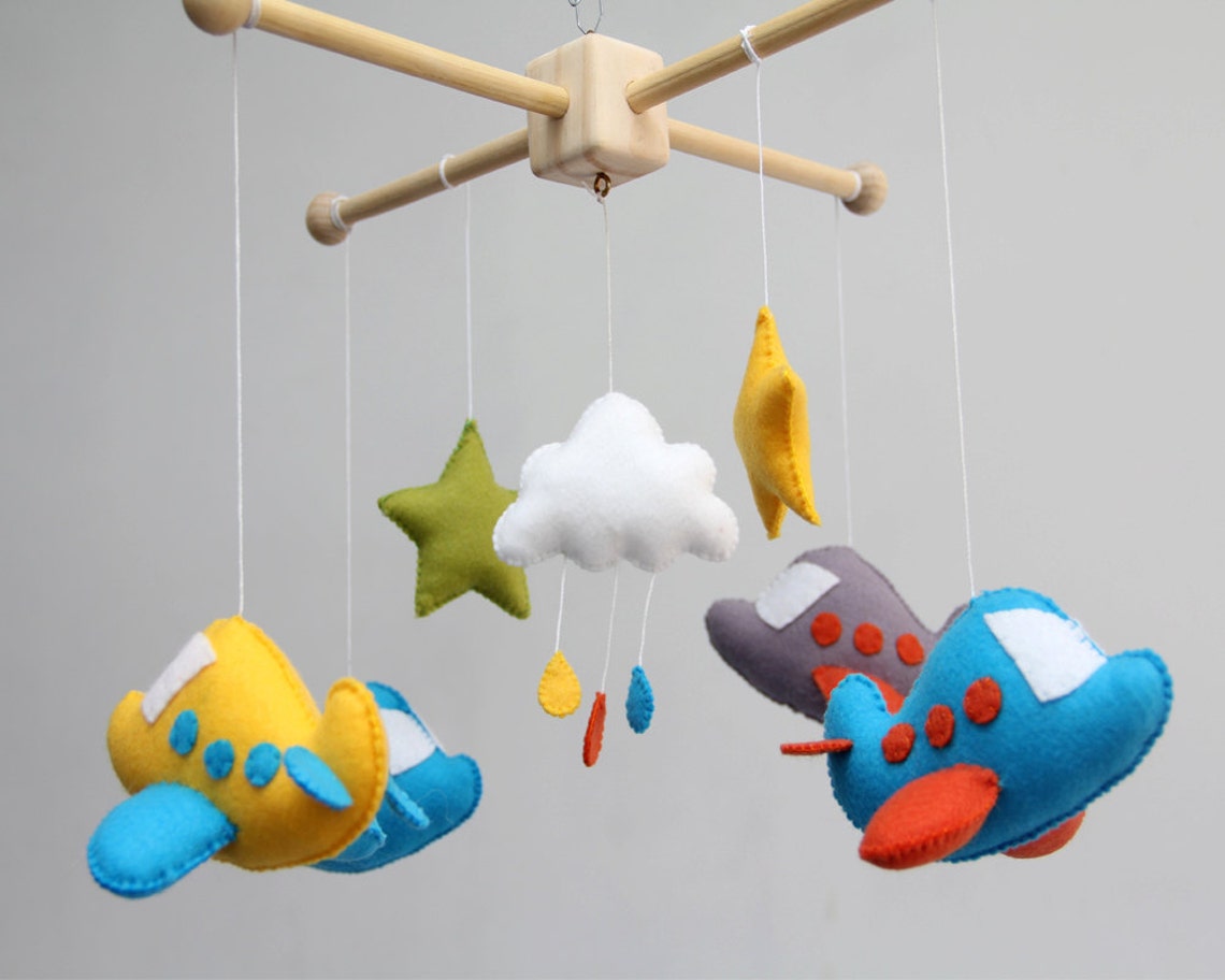 Airplanes Baby Mobile baby Crib Mobile Airplane Baby Plane Etsy