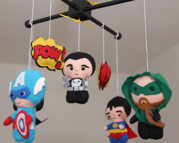 Baby Mobile Baby Crib Mobile Super Hero Mobile Nursery Etsy