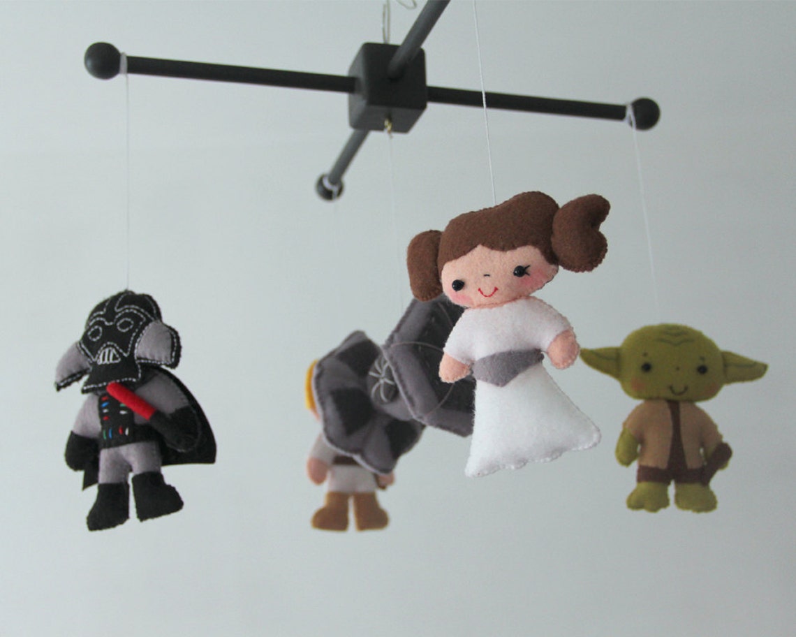 Baby Crib Mobile Star Wars Mobile Nursery Star Wars Mobile Etsy