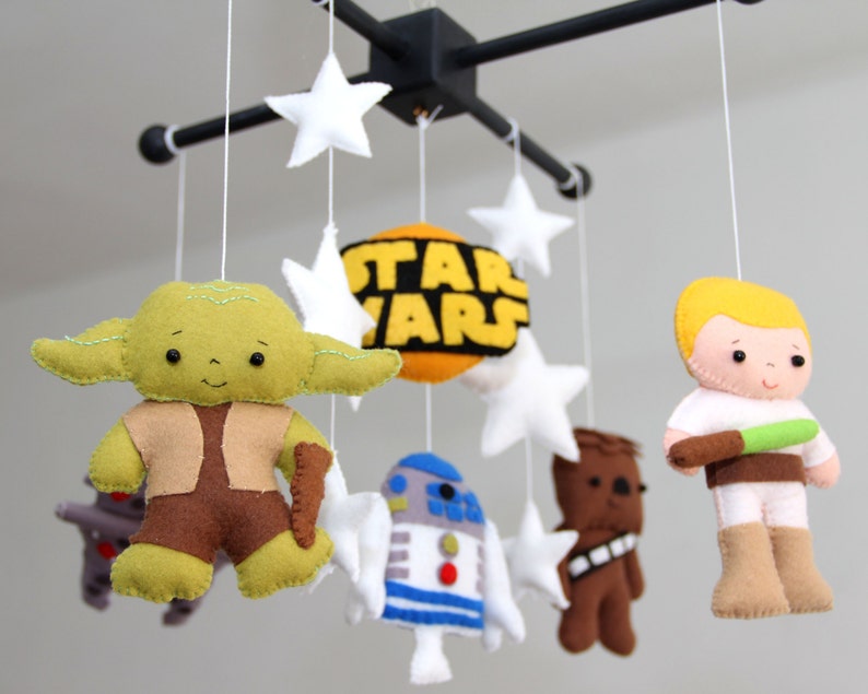 Baby Crib Mobile baby Mobile Star Wars Mobile Nursery Star Etsy