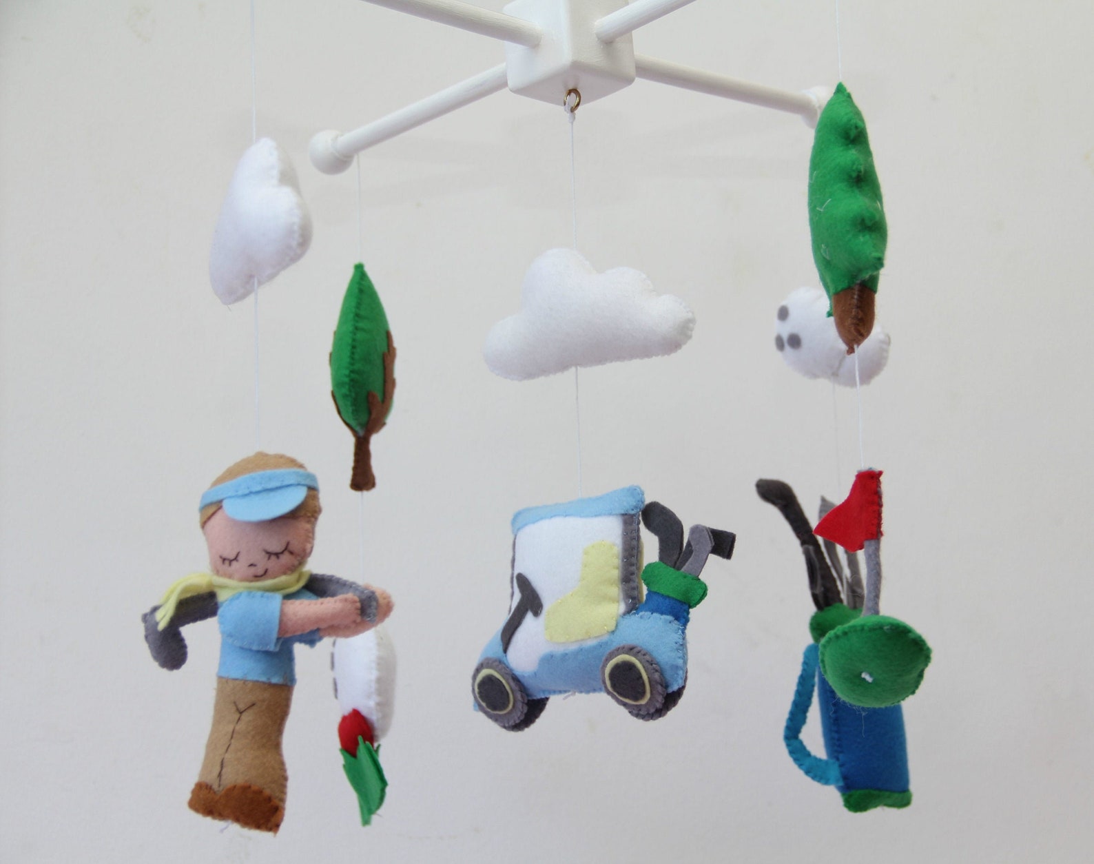 Golf Baby Mobile Baby Boy Mobile Golf Nursery Sports Baby Etsy