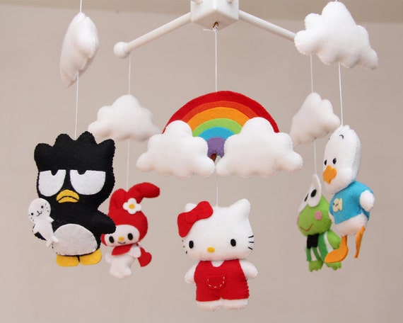 Hello kitty baby crib top