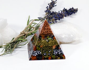 Orgone Pyramid, 5g EMF Home Protection Orgonite, Orgonite Pyramid, Energy Generator, Metaphysical Healing & Meditation, Energy Cleanse