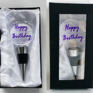 Personalized Crystal Wine Stopper, Party Favor, Wedding Favor, Personalized Engraved Crystal Wine Stopper, custom logo