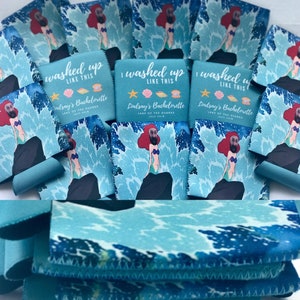 Custom Party Can Coolers, Neoprene Can coolers, Full Color Print Can Coolers, party Favors, Wedding Can Coolers, Photo Print Can Coolers