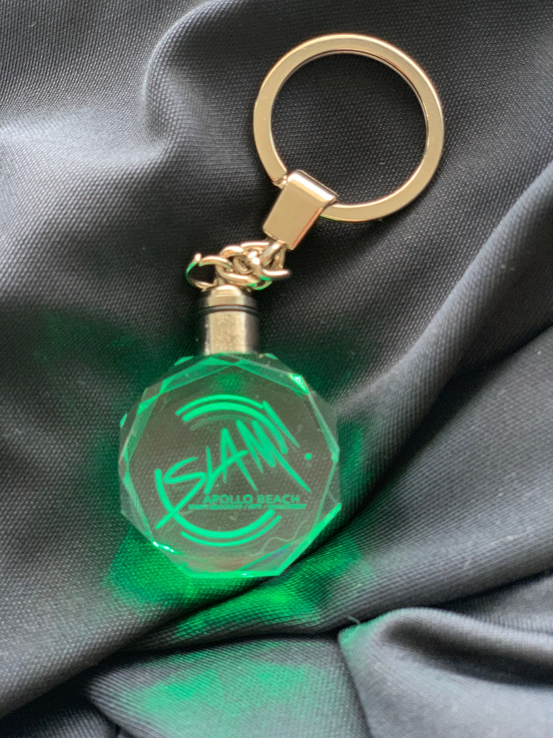 10 LED Light Personalized Crystal Keychains, Personalized Gifts, Promo ...