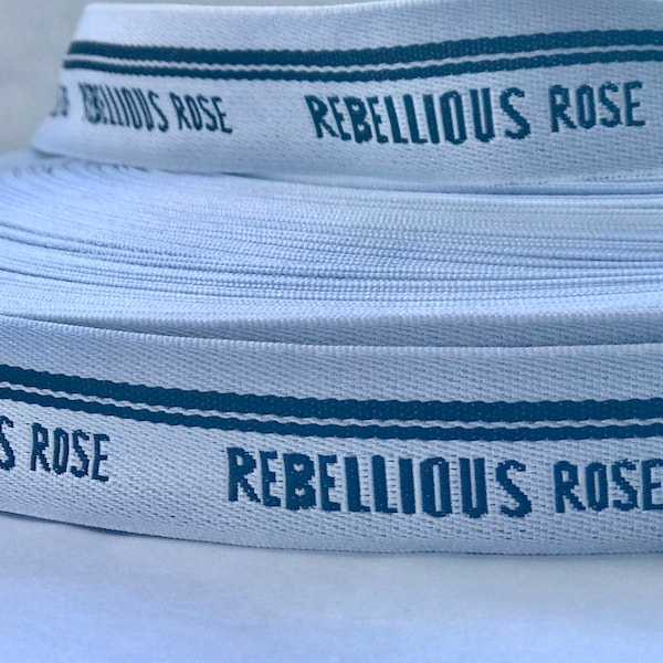 Custom Jacquard Ribbon, Personalized Ribbon, Jacquard Custom Woven Ribbon, Labels, Custom Ribbon