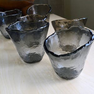 Set of 12 Fused Glass Dessert Cups. Minimalist Dessert Glass. Fused Glass Ice Cream Bowls. Tiramisu Glass. Dessert Glass For Restaurants image 5