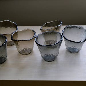 Set of 12 Fused Glass Dessert Cups. Minimalist Dessert Glass. Fused Glass Ice Cream Bowls. Tiramisu Glass. Dessert Glass For Restaurants image 4