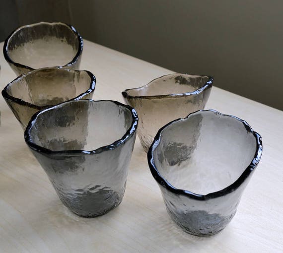 Set of 12 Fused Glass Dessert Cups. Minimalist Dessert Glass. Fused Glass  Ice Cream Bowls. Tiramisu Glass. Dessert Glass for Restaurants 