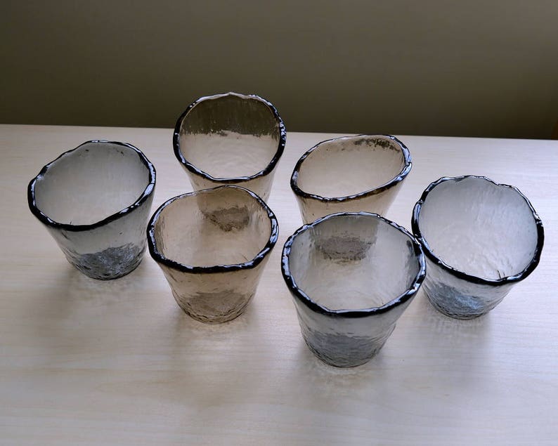 Set of 12 Fused Glass Dessert Cups. Minimalist Dessert Glass. Fused Glass Ice Cream Bowls. Tiramisu Glass. Dessert Glass For Restaurants image 2