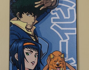 Cowboy Bebop - hand painted pop art canvas
