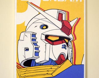 RX-78-2 Gundam - hand-painted acrylic canvas