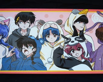 Ranma 1/2 - hand-painted acrylic canvas