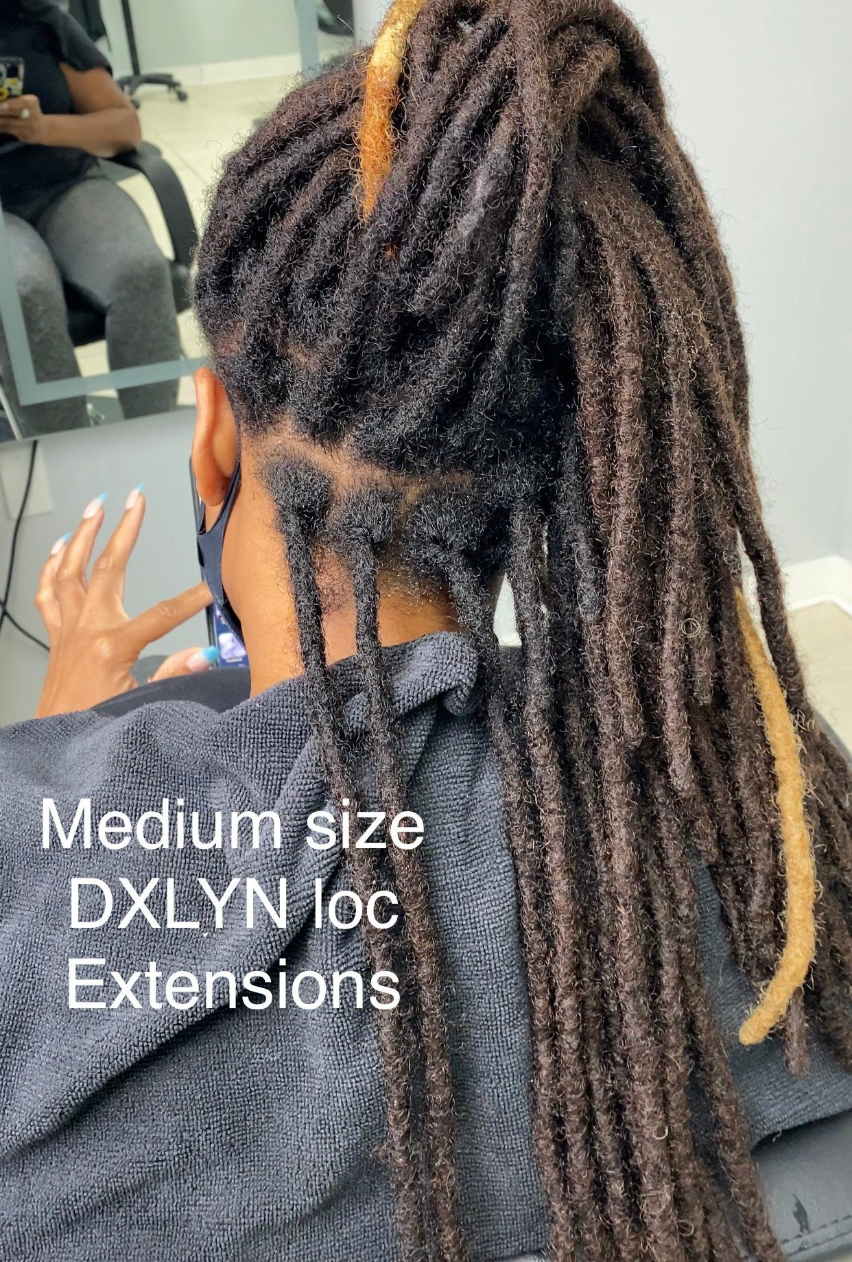 Extensions CUSTOM HANDMADE Loc Extension Human Hair Dye Etsy UK