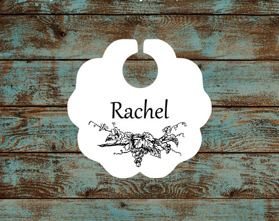 Personalized Wine Charms - Grapevine Wine Glass Charms #603 FREE SHIPPING!