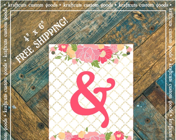 Banner Pieces - Personalize with the letters and symbols of your choice #926 FREE SHIPPING