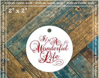 It's A Wonderful Life Favor Tag #782